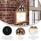 Flash Furniture Quincy Flag and Certificate Display Case, Solid Pine Wood Flag Shadow Box, Weathered Wood Finish HMHD-22M192Y-WEATH-GG - alternate 8